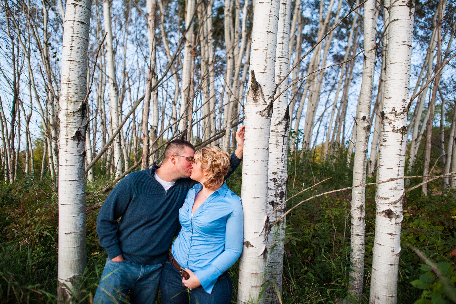 lumen photography, adventurous, couture, minnetonka engagement photography, minnesota, birch tree, aspen trees 