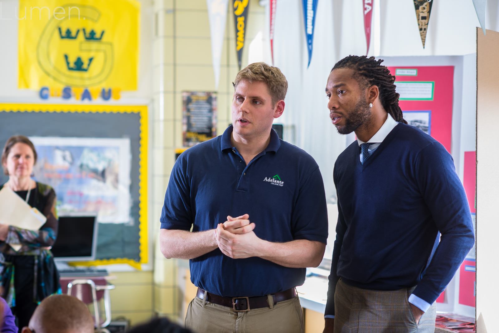 larry fitzgerald, NFL, Hiawatha Leadership Academy, Adelante College Prep, lenovo,